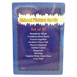 Animal Wildlife Cards Set of 10 Educational Learning Resources Science